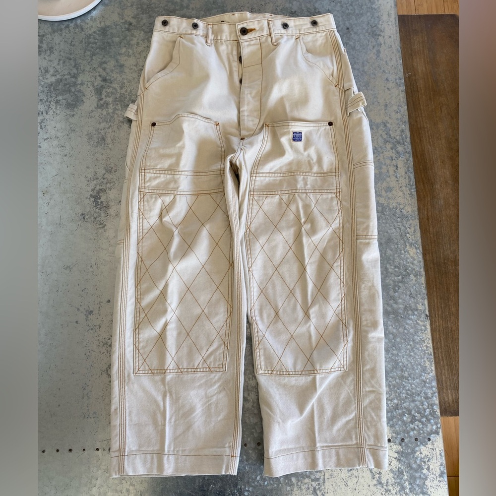 Kapital light canvas lumber pants